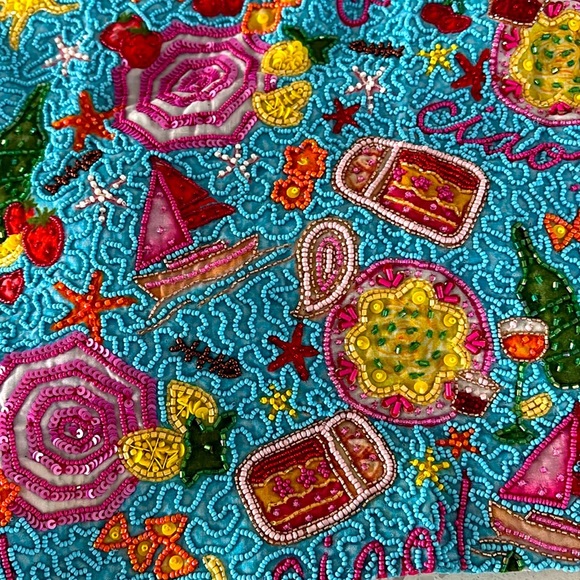 Anthropologie NWT For Love & Lemons Ciao Beaded Mini Dress size 10. - Picture 10 of 13